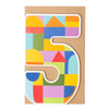 Age 5 Birthday Block Card