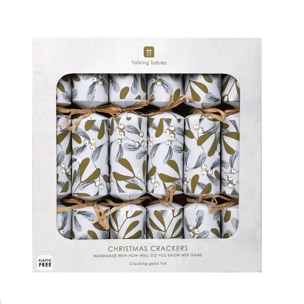 Mistletoe Crackers 6pk