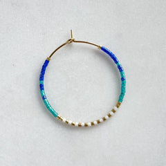 Wave Moon Earrings
