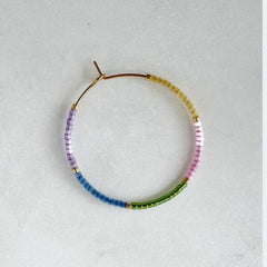 Rainbow Moon Earrings