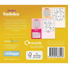 Sudoku Desk Calendar 2024
