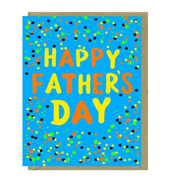 Bright Happy Father's Day Card