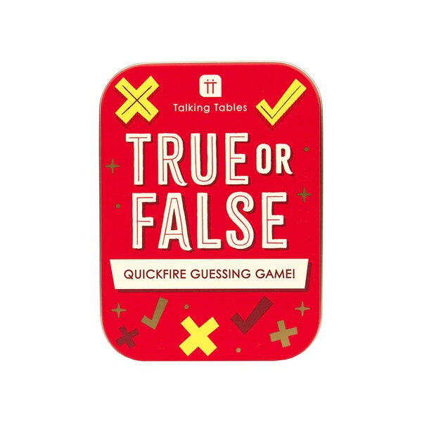 Fun in a Tin True or False - Paper Tiger