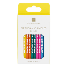 Birthday Brights Happy Birthday Cake Candles Pack