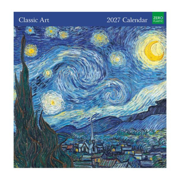 Classic Art 2027 Calendar