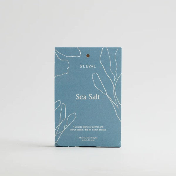 Sea Salt Lamorna Tealight Maxi
