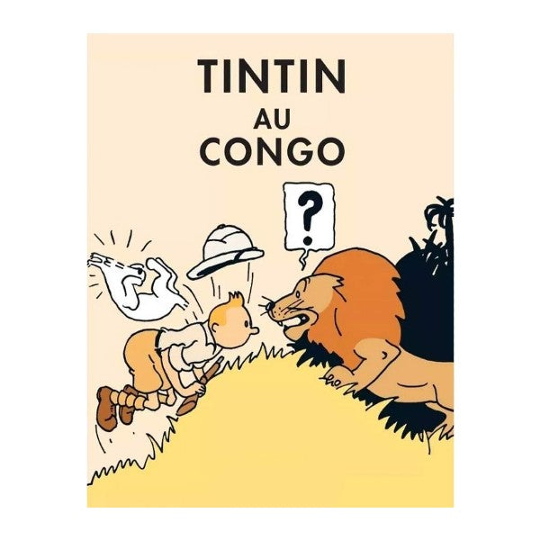 Tintin au Congo Postcard