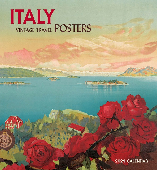 Italy: Vintage Travel Posters 2021 Wall Calendar