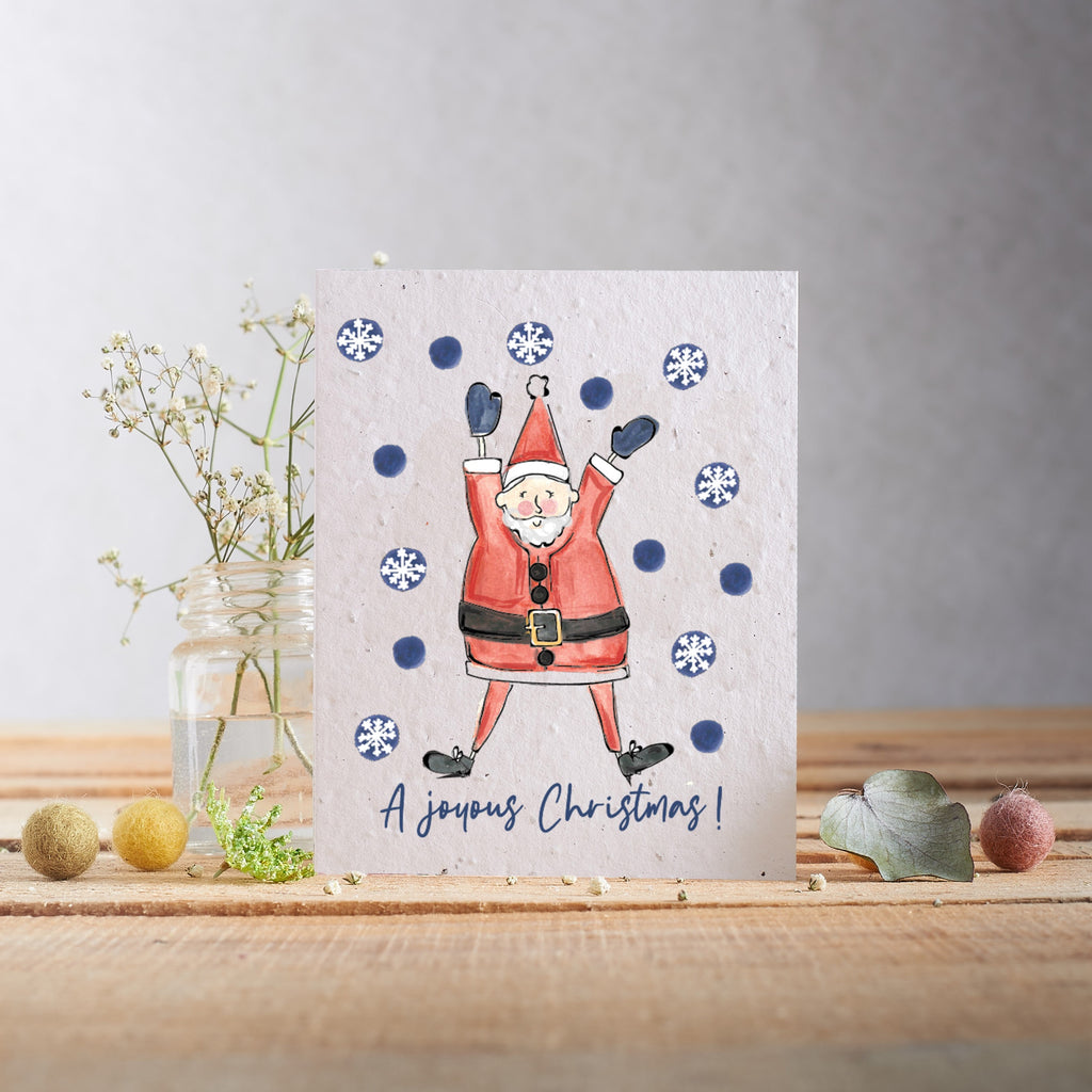A Joyous Christmas Seed Card