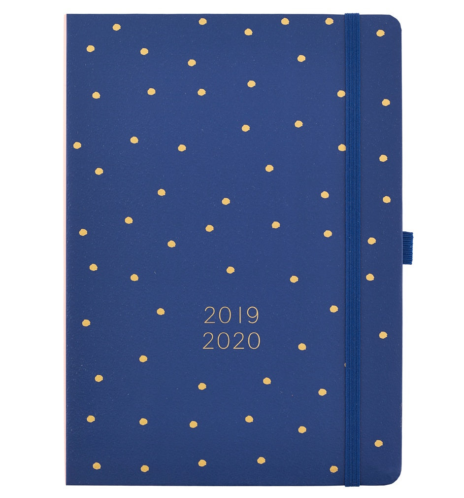 Busy B Mid Year Day A Page Diary 2019/20 Navy
