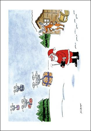 Drone Delivery Christmas Card