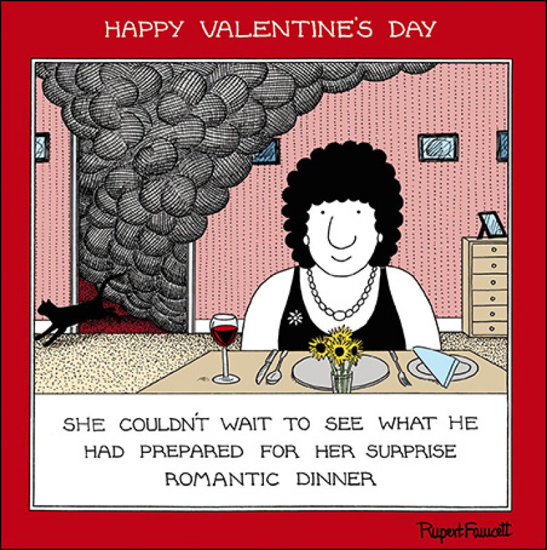 Romantic Dinner Valentine's Day Card