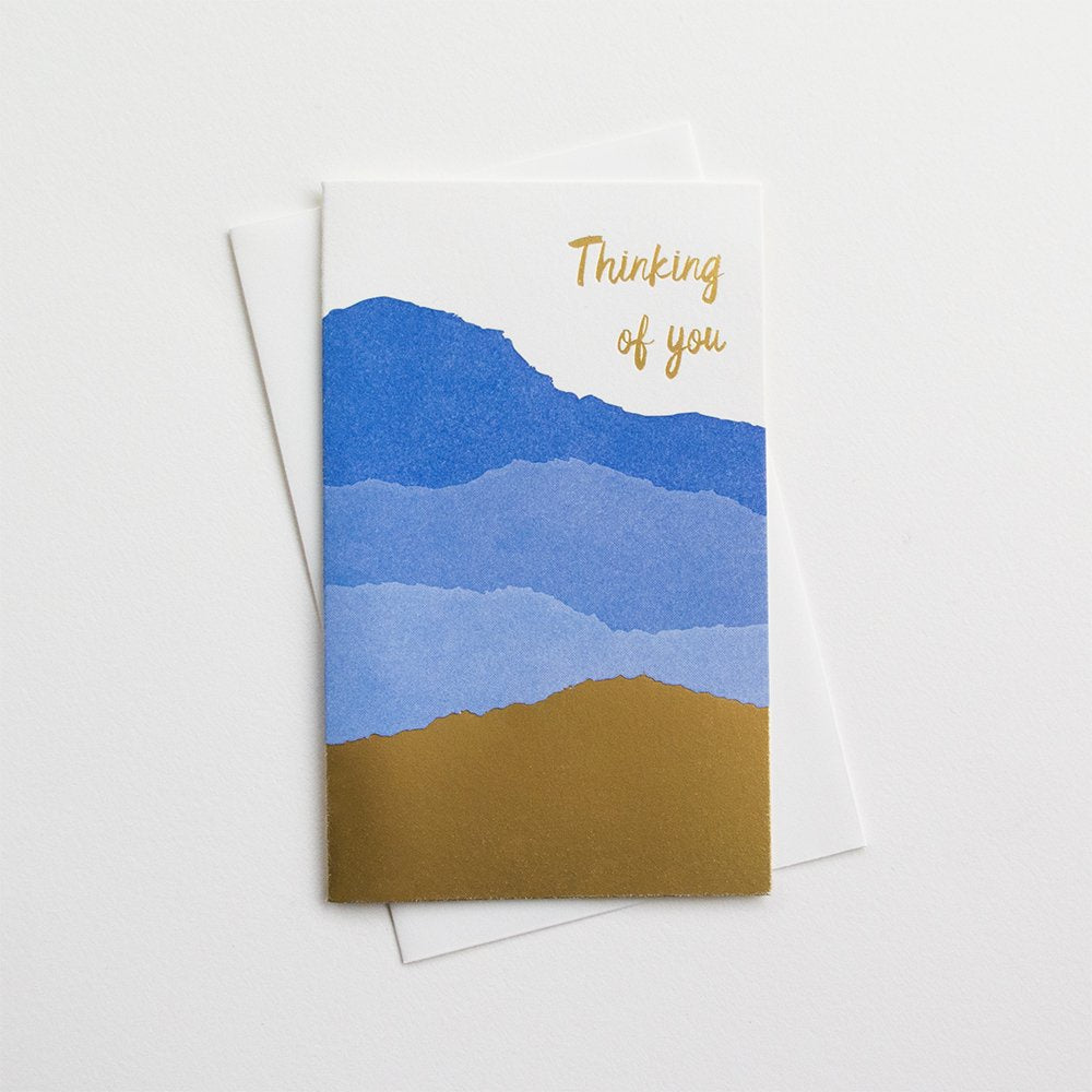 Thinking Of You Letterpress and Foil Card