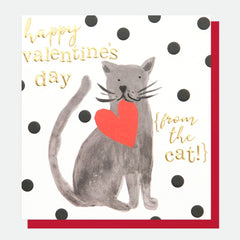 Happy Valentine's Day From The Cat Card
