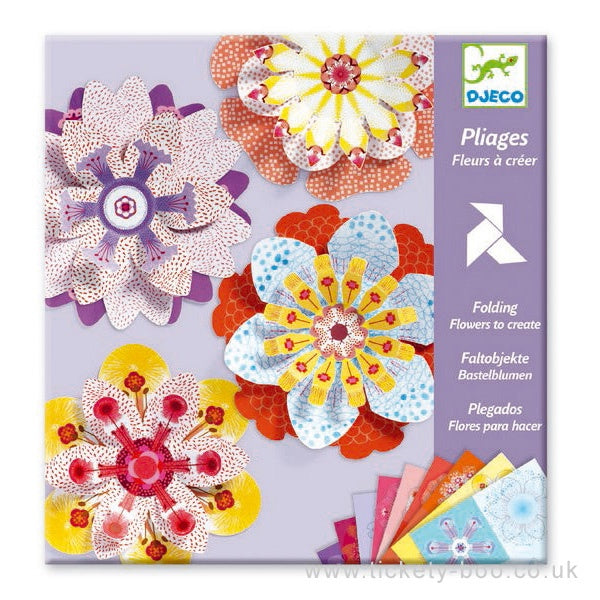 Origami Folding Flowers
