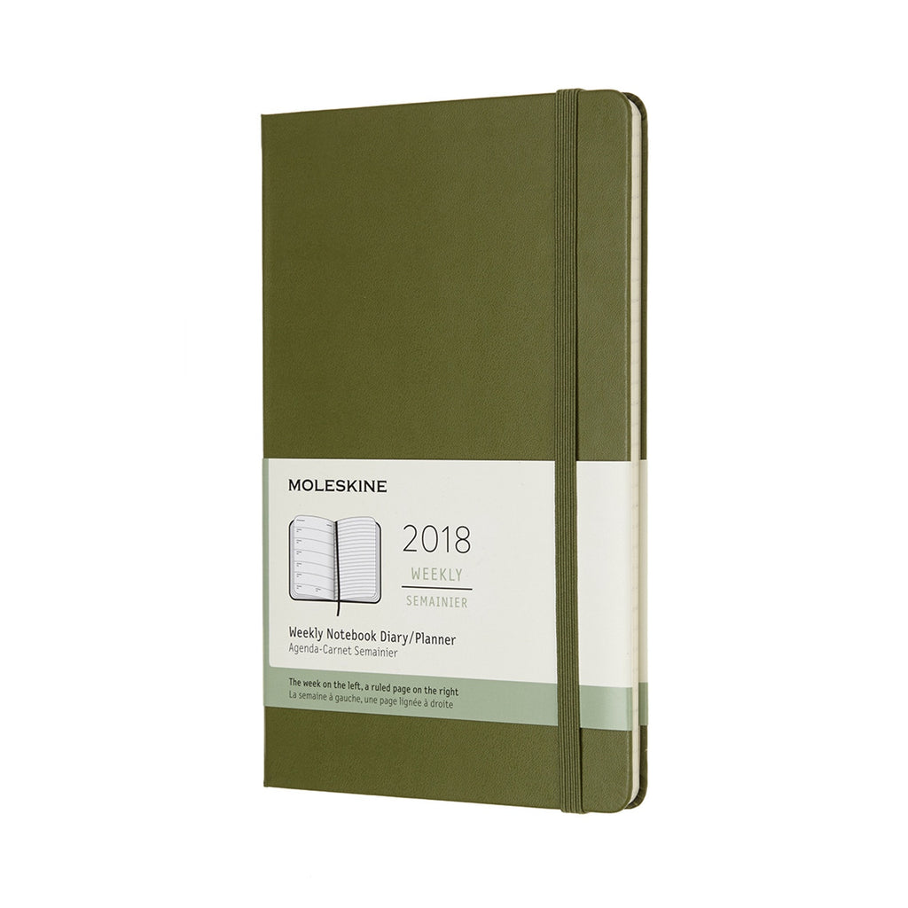 Moleskine 2018 Elm Green Weekly Diary