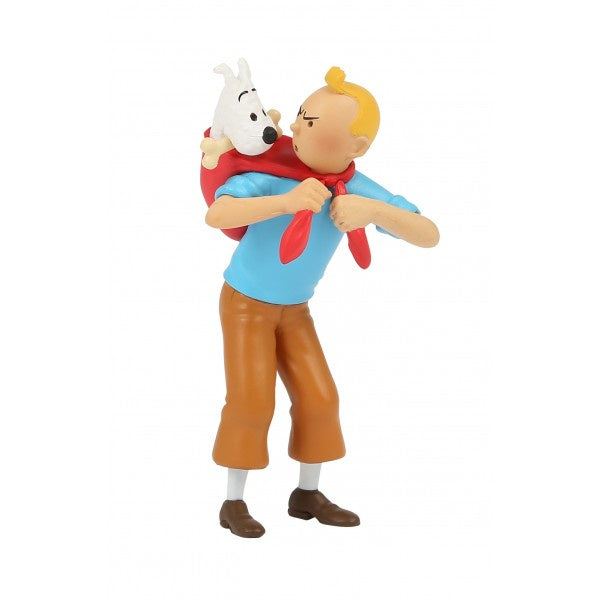 Tintin Carrying Snowy Figure 8cm