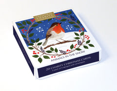 Animals in the Snow Box of 20 Christmas Cards