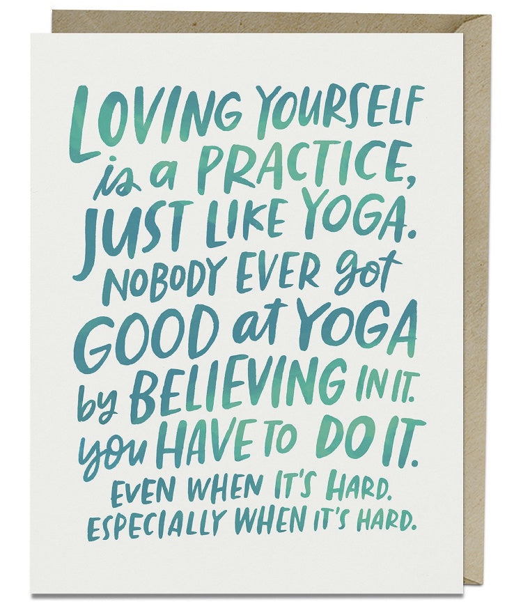 Loving Yourself Card