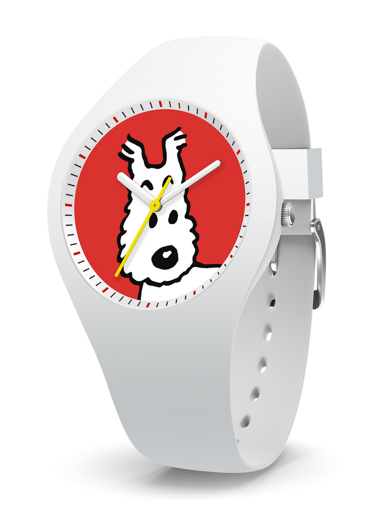 Tintin Watch - Snowy in White and Red