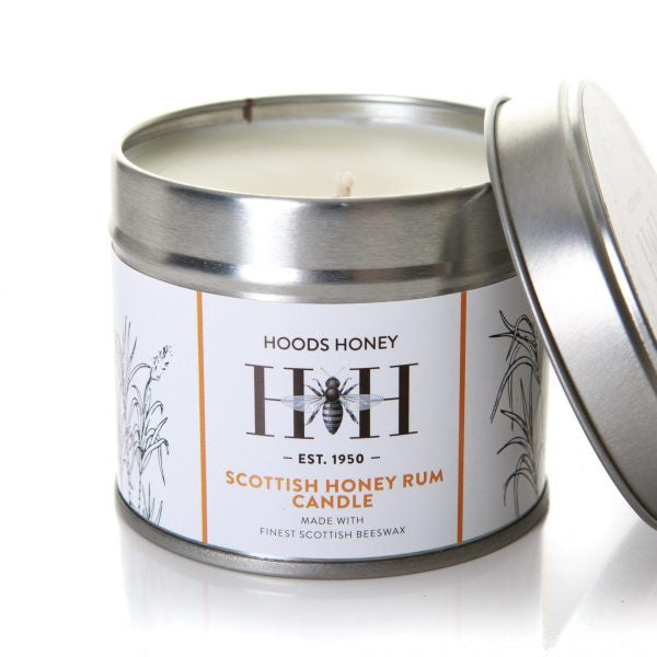 Scottish Honey Rum Beeswax Tin Candle