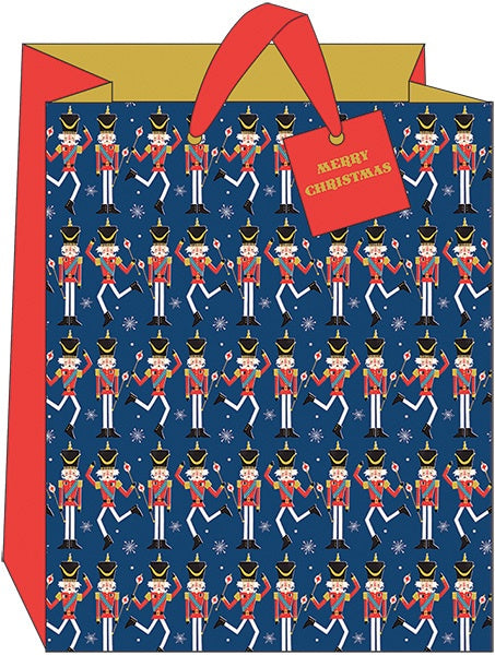 Nutcracker Soldier Large Gift Bag