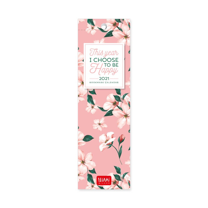 This Year I Choose To Be Happy 2021 Bookmark Calendar
