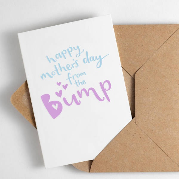 Happy Mother’s Day From The Bump Letterpress Card