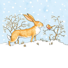 Little Nutbrown Hare And Robin Pack of 8 Cards