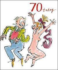 70 Today Quentin Blake Birthday Card