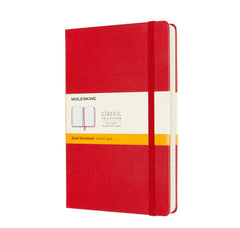Moleskine Large Hardback Ruled Expanded Notebook Scarlet Red