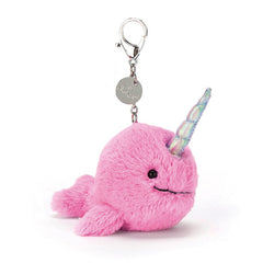 Jellycat Narwhal Fuchsia Bag Charm