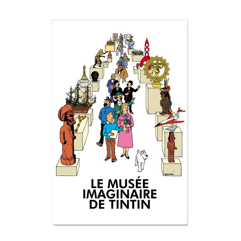 Tintin Le Musee Immaginaire Poster