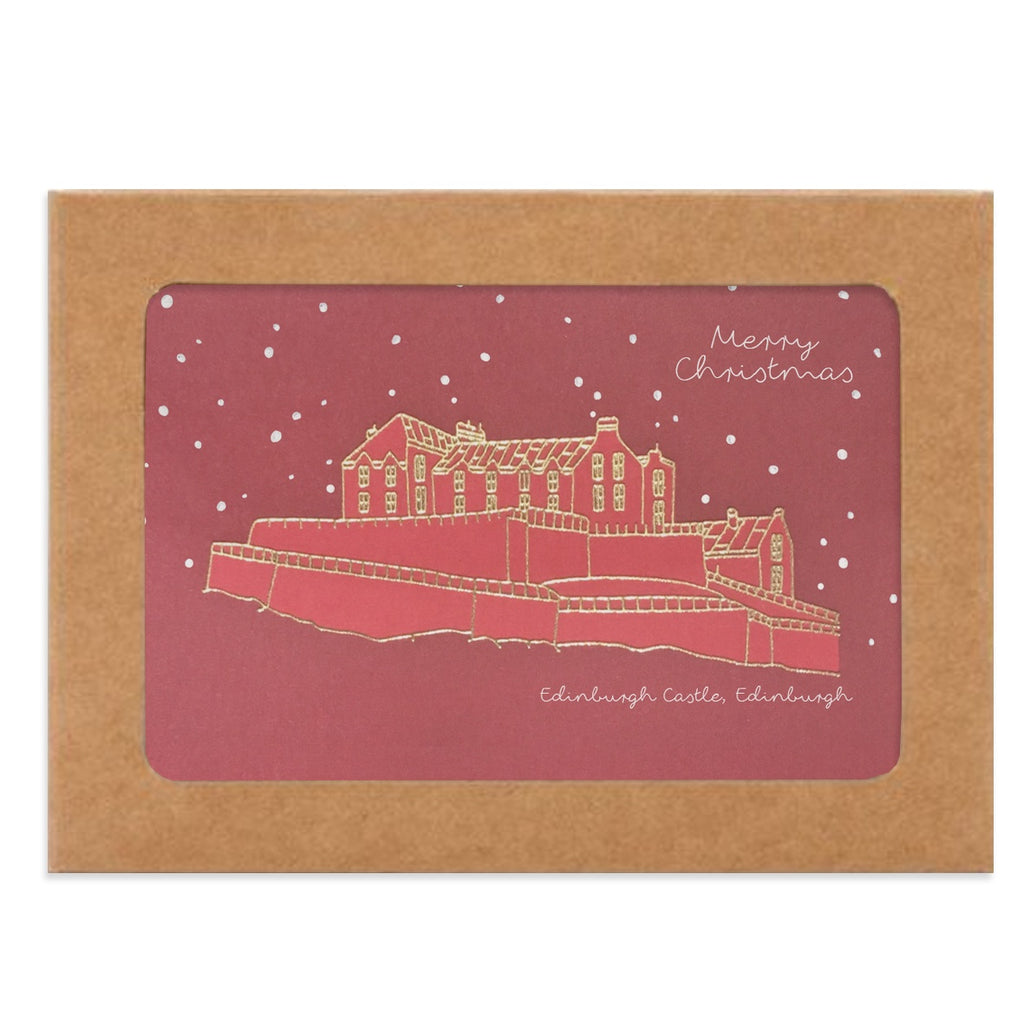 Edinburgh Castle Box of Christmas Cards