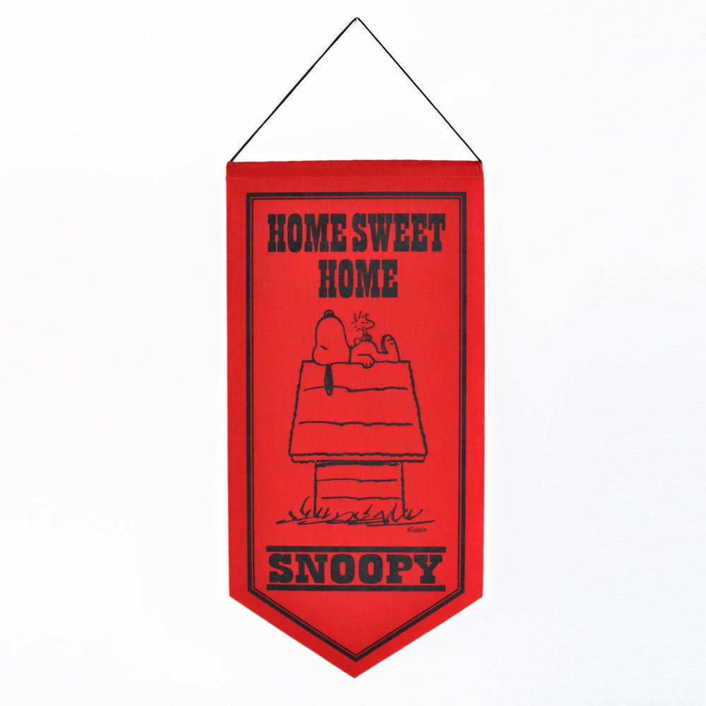 Home Sweet Home Snoopy Pennant