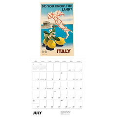 2022 Italy: Vintage Travel Posters Wall Calendar