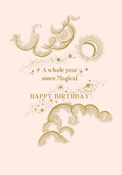 A Whole Year More Magical Birthday Card