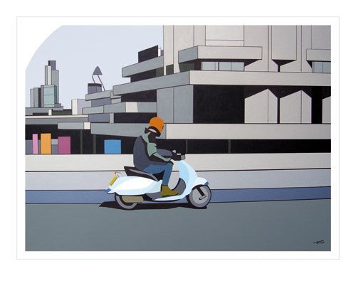 Vespa, Waterloo Bridge London Card