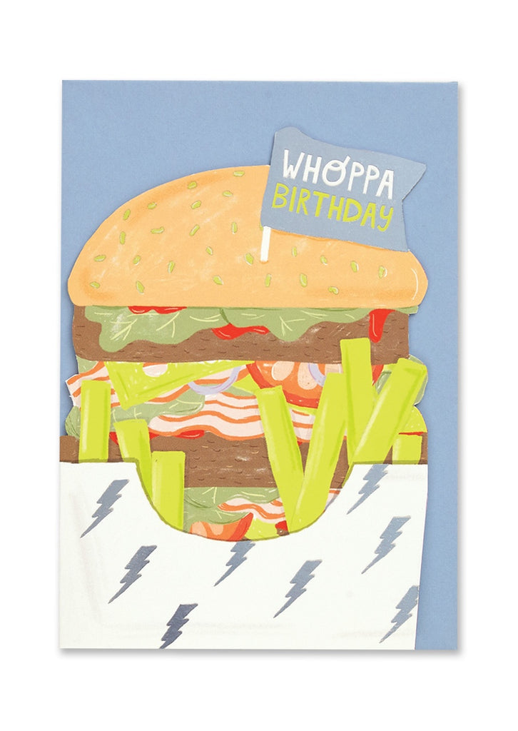 Whoppa Birthday Cut Out Card