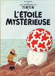 L'Etoile Mysterieuse Tintin Postcard