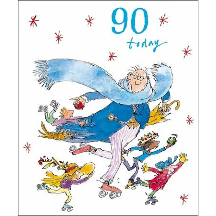 90 Today Quentin Blake Birthday Card