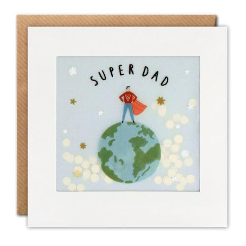Super Dad Globe Shakies Card