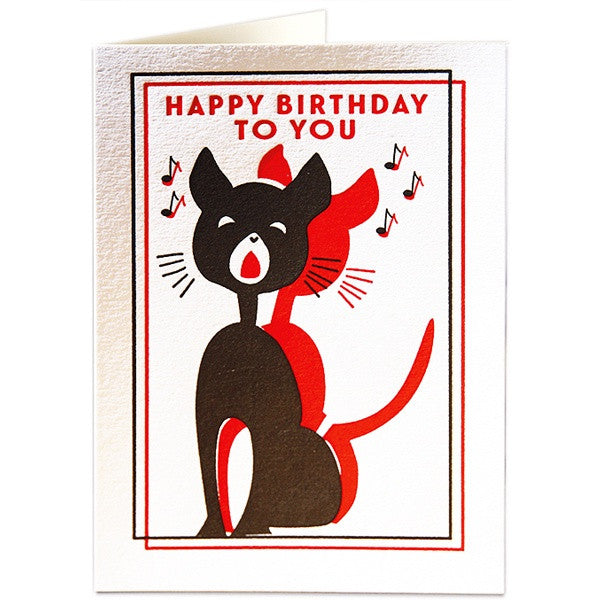 Singing Cat Happy Birthday