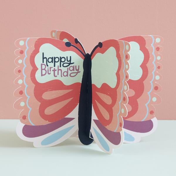 Butterfly Fold-Out Birthday Card