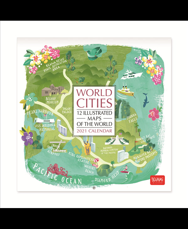 World Cities 2021 Small Calendar