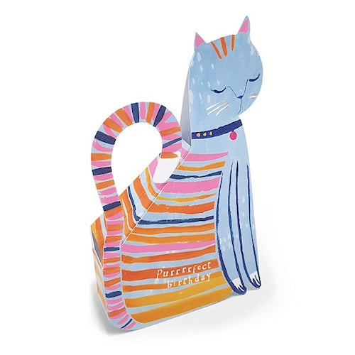 Purrrrfect Birthday Cat 3D Card