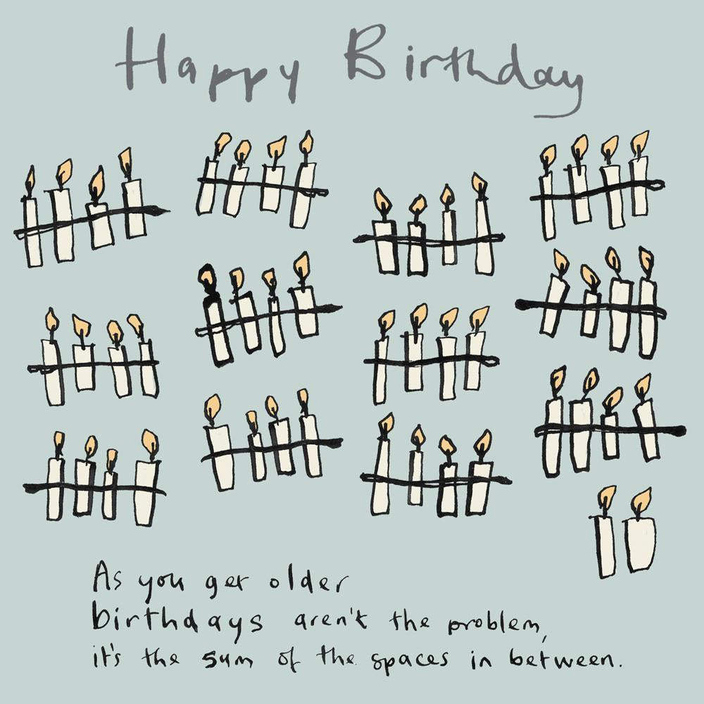 Happy Birthday Candles Card