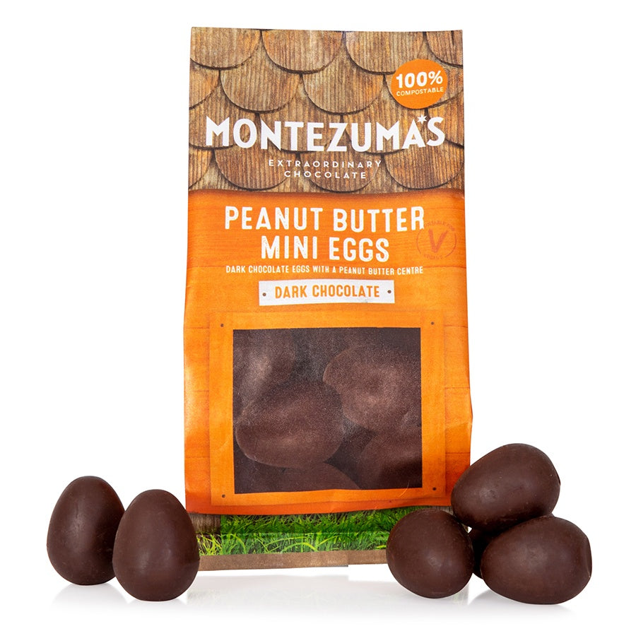 Montezuma’s Dark Chocolate Peanut Butter Mini Eggs 150g