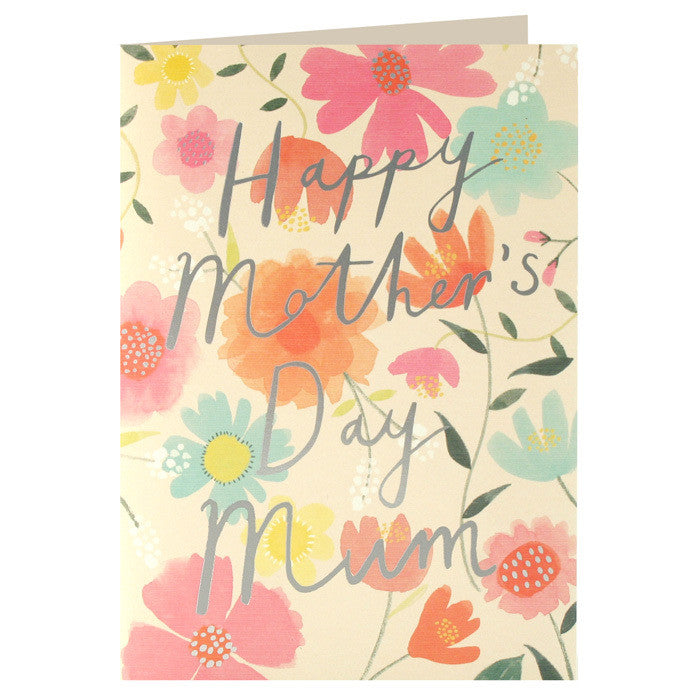 Happy Mother's Day Mum Card - Flowers