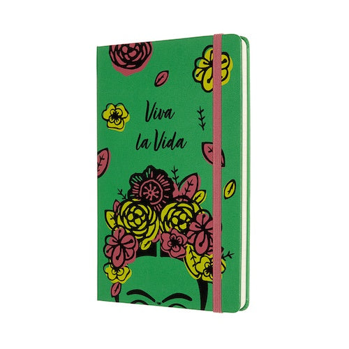 Viva La Vida Frida Kahlo Limited Edition Moleskine Ruled Large Notebook